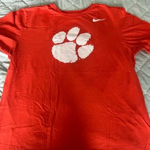 Nike Clemson Tiger Paw Orange Tshirt